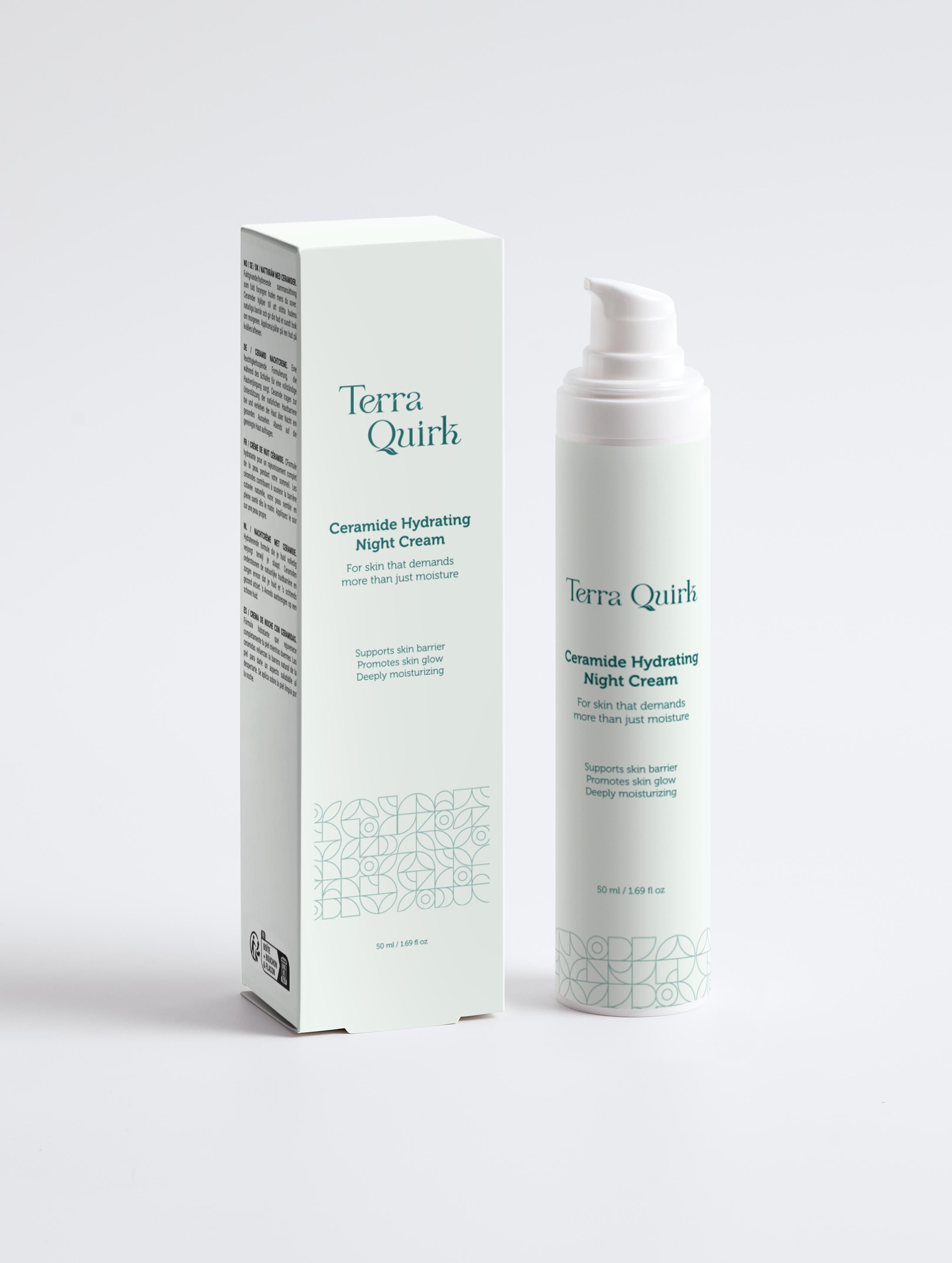 Ceramide Hydrating Night Cream, Terra Quirk