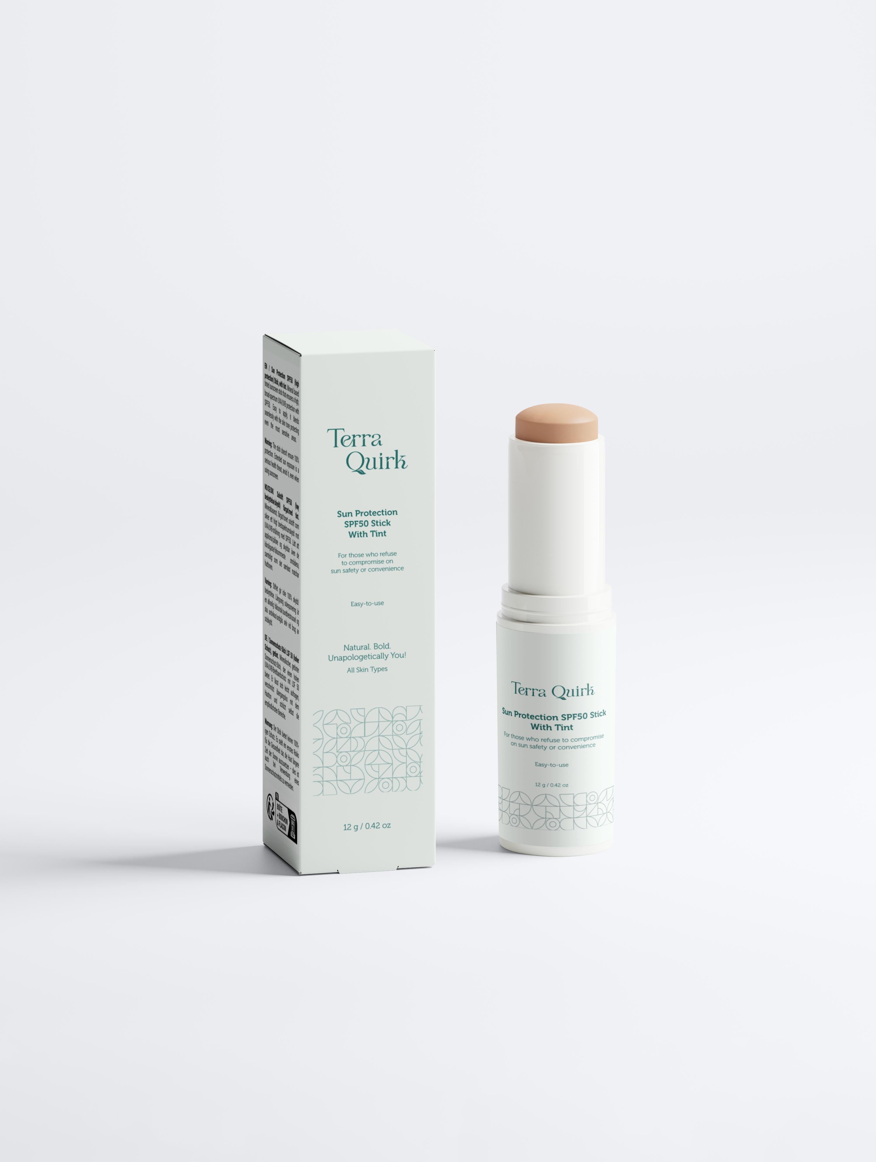 Sun Protection SPF50 Stick, with tint, Terra Quirk