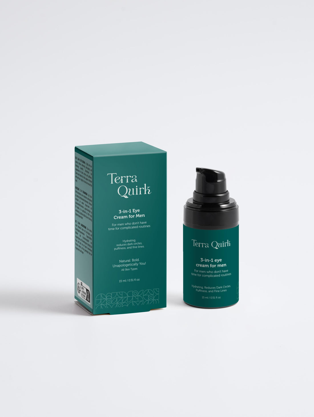 3-in-1 Eye Cream for Men, Terra Quirk
