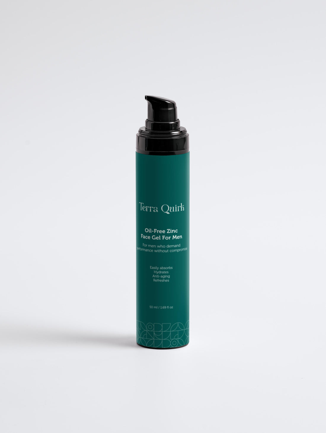 Oil-Free Zinc Face Gel for Men, Terra Quirk