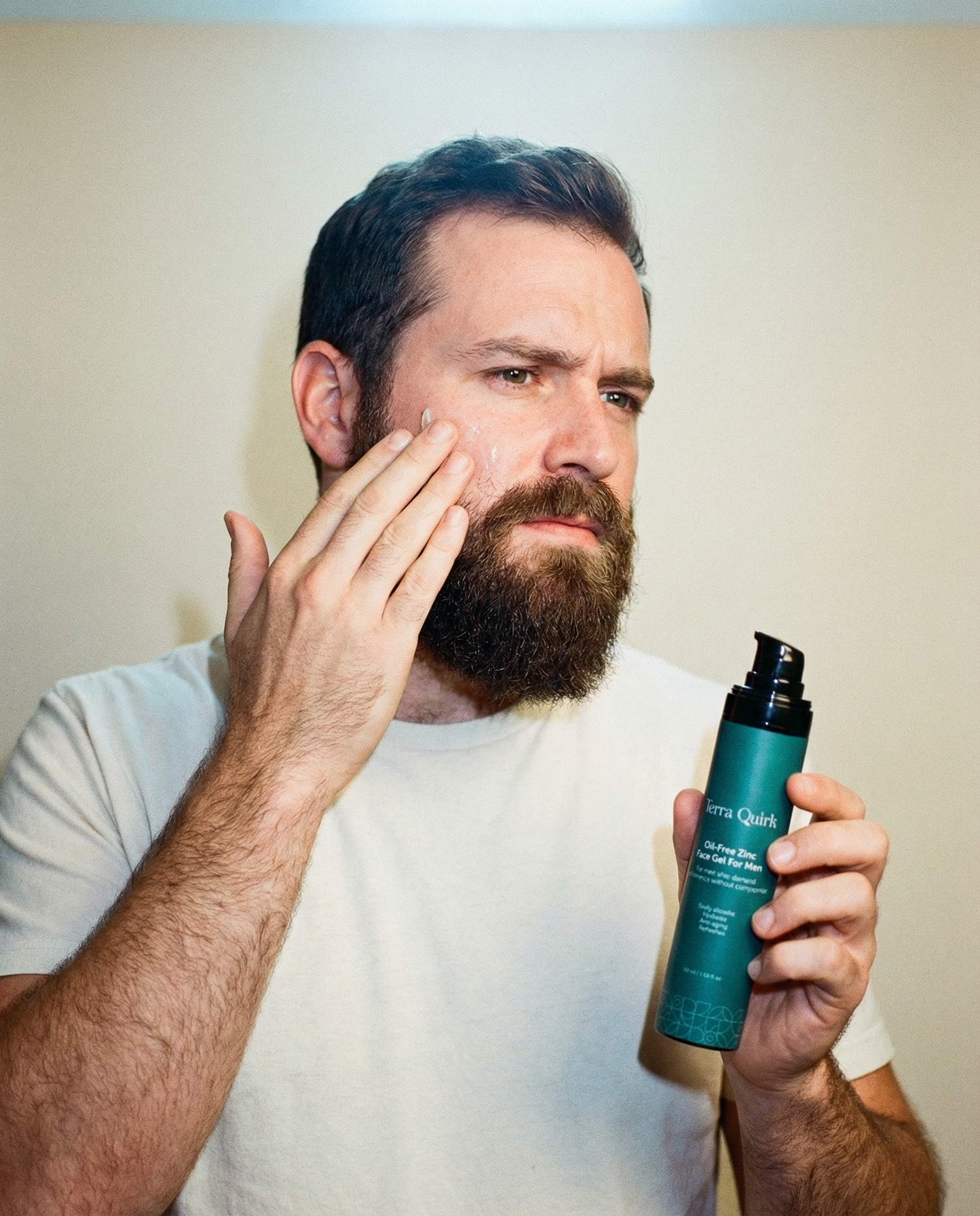 Oil-Free Zinc Face Gel for Men