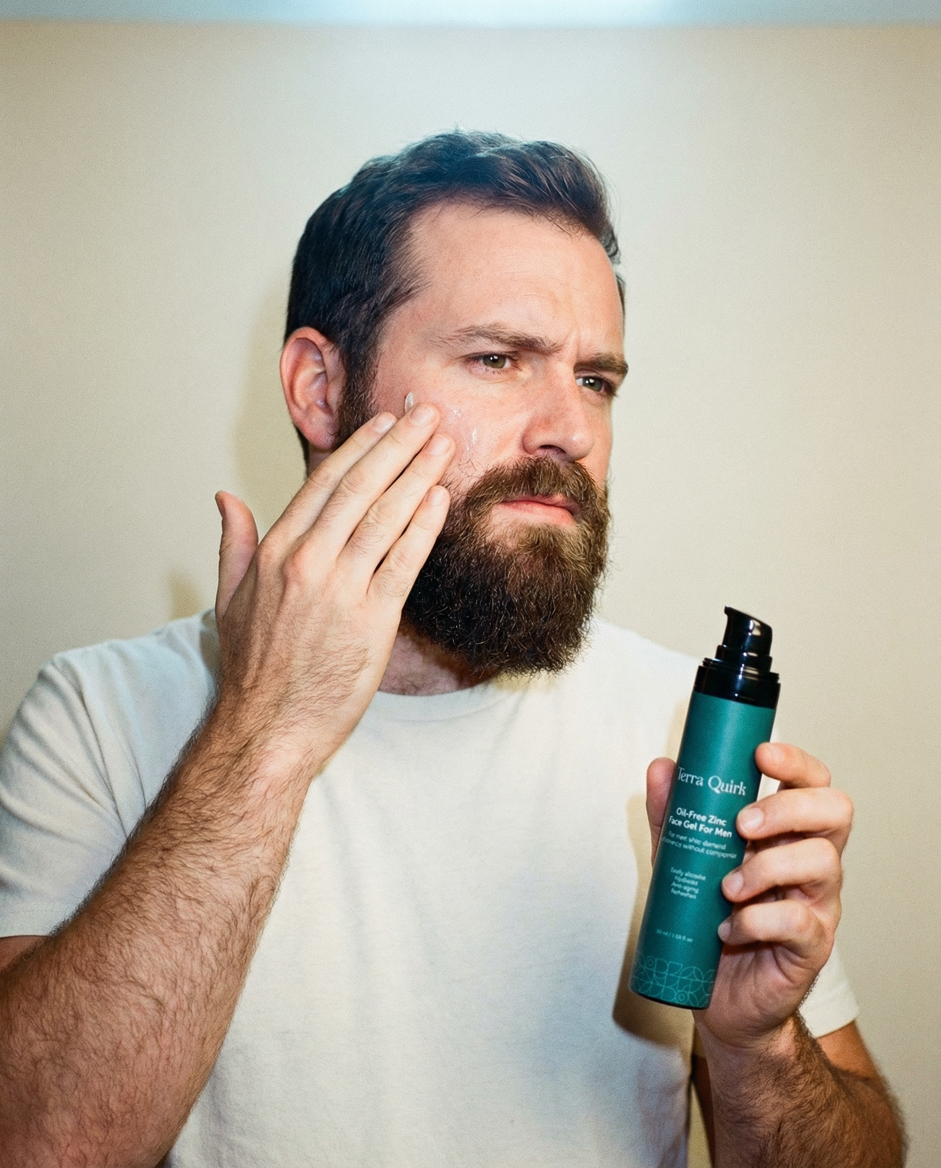 Oil-Free Zinc Face Gel for Men