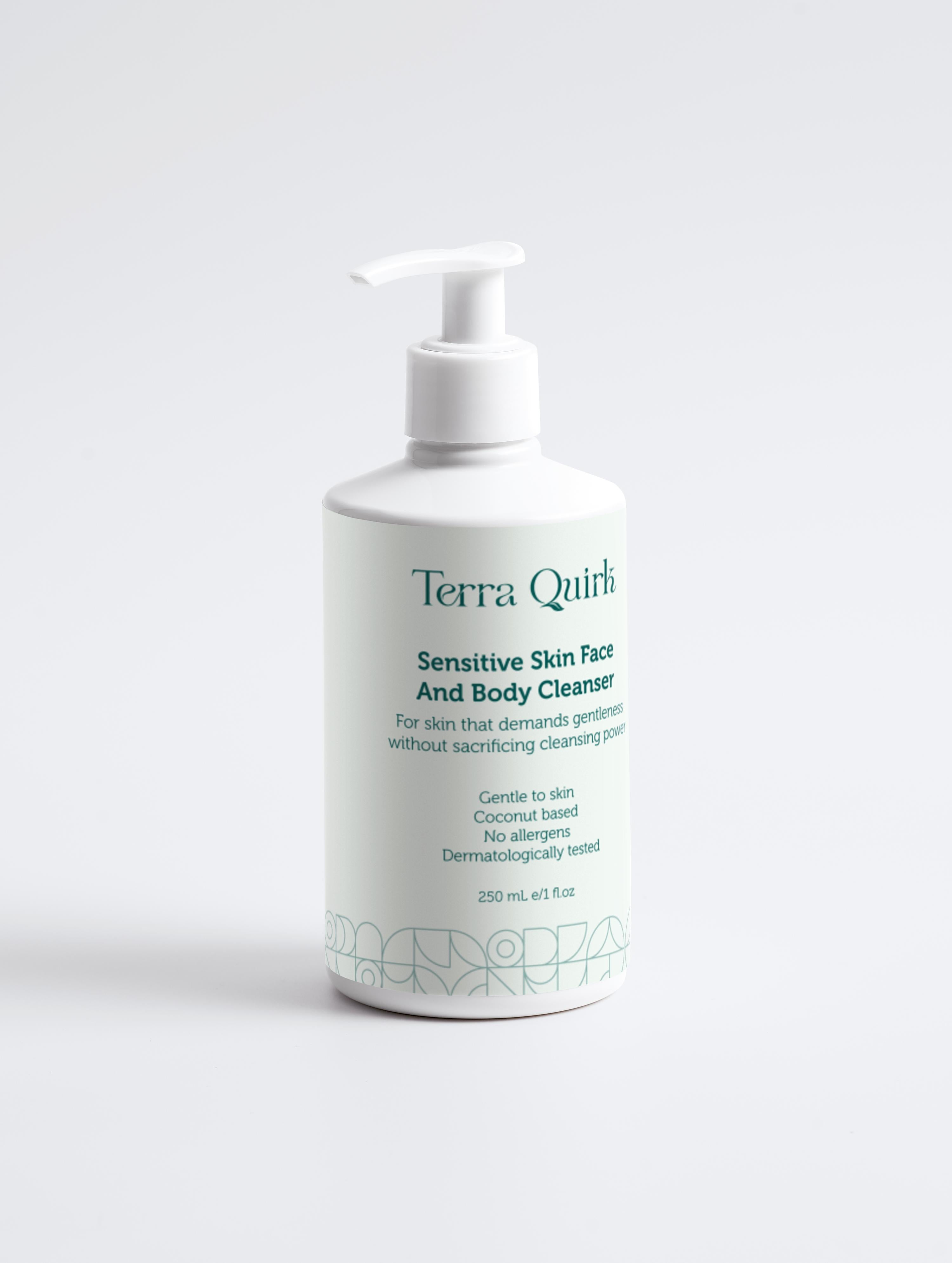 Sensitive Skin Face &amp; Body Cleanser, Terra Quirk