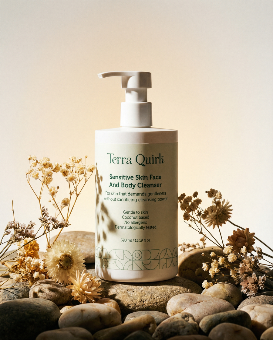 Sensitive Skin Face & Body Cleanser with Linden & Jasmine